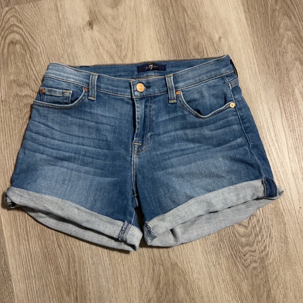 7 for All Mankind Jean Shorts Size 26